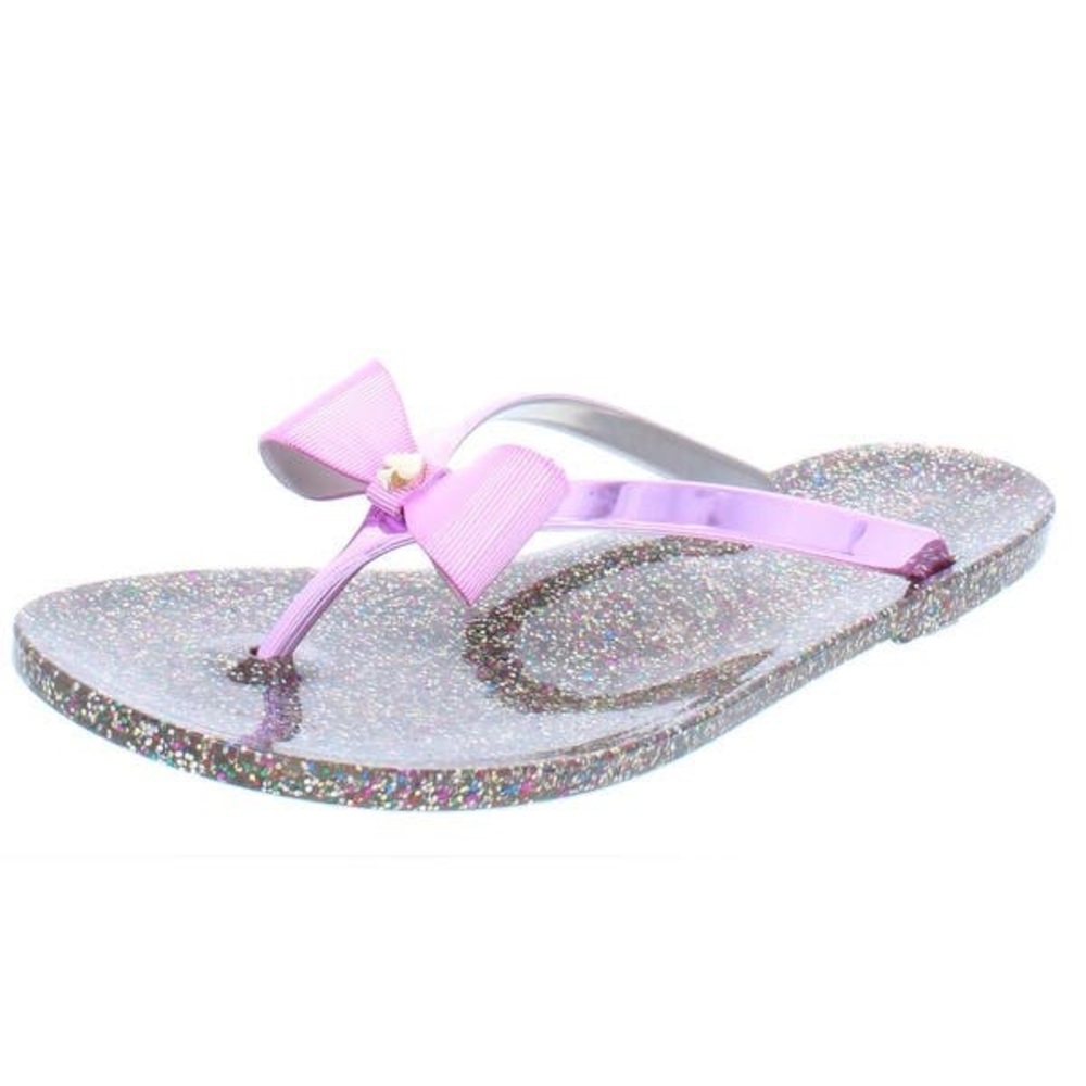 Kate Spade ♠️ Pink Glitter Bow Sandals 🎀